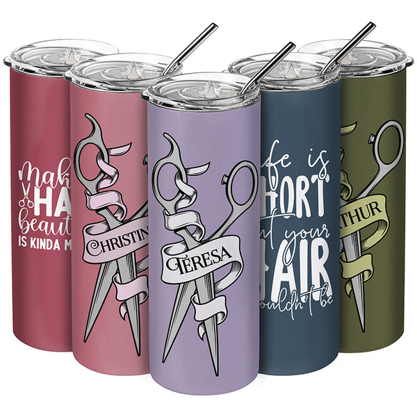 Personalized Hairdresser Gift - Hair Stylist Tumblers