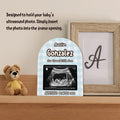 Personalized Ultrasound Picture Frame – Baby Announcement Magnet
