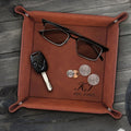 Personalized Valet Catchall Tray for Nightstand