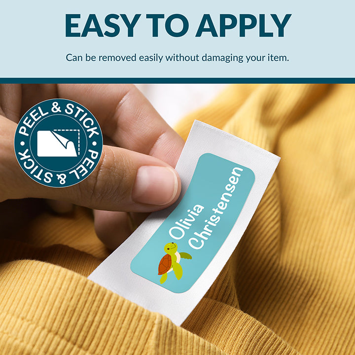 Personalized Waterproof Name Labels for School, Daycare