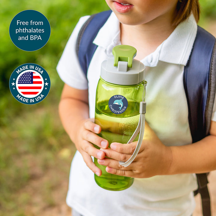 Personalized Waterproof Name Labels for School, Daycare