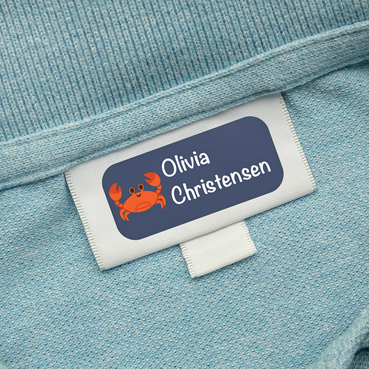 Personalized Waterproof Name Labels for School, Daycare
