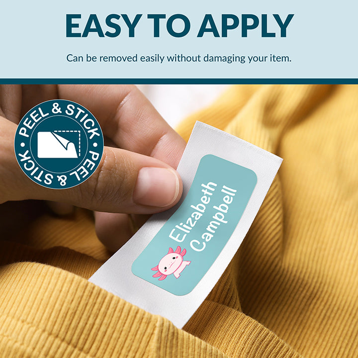 Personalized Waterproof Name Labels for School, Daycare