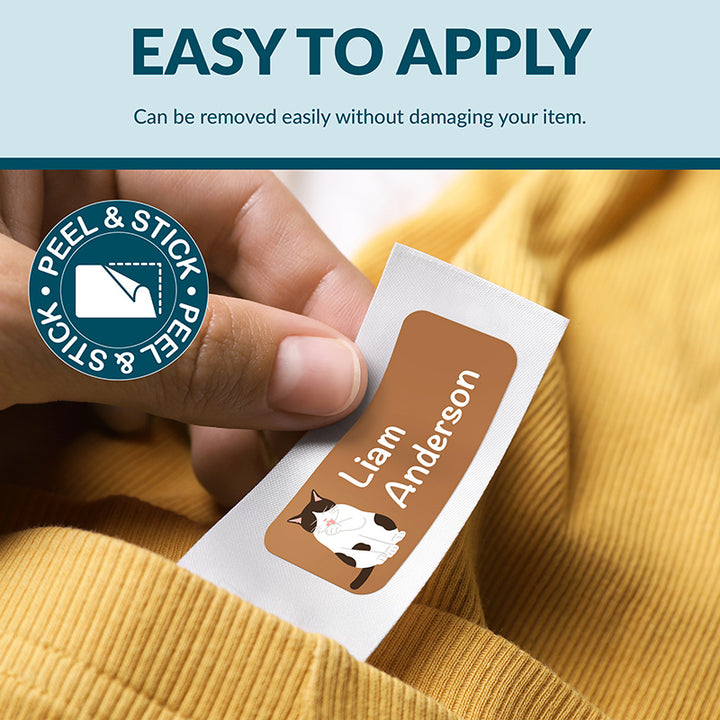 Personalized Waterproof Name Labels for School, Daycare