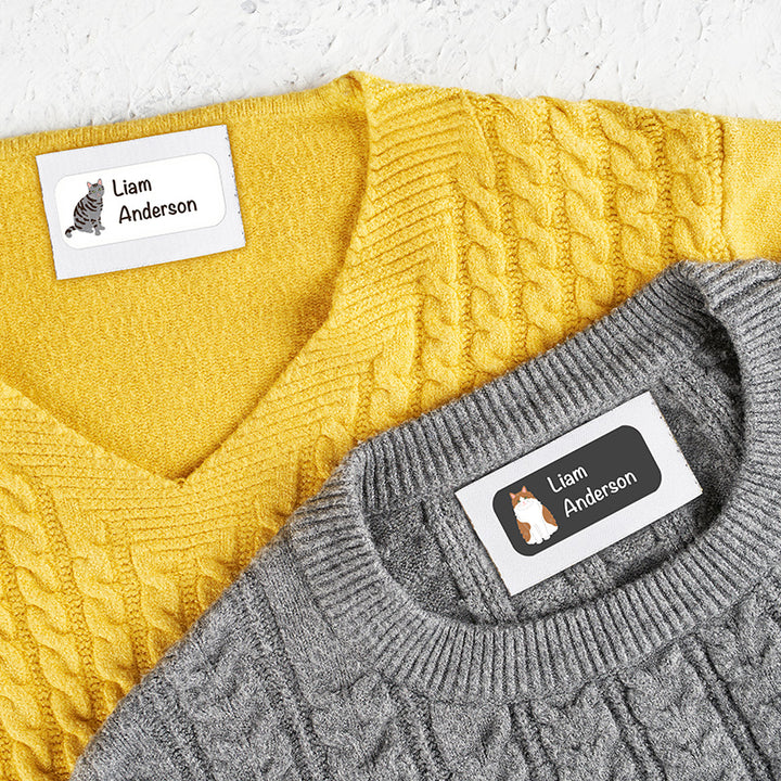 Personalized Waterproof Name Labels for School, Daycare