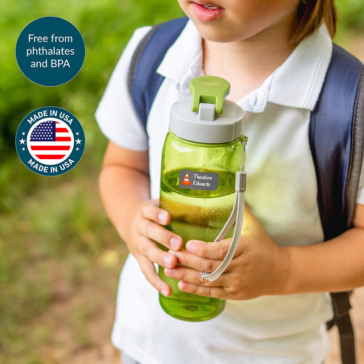 Personalized Waterproof Name Labels for School, Daycare