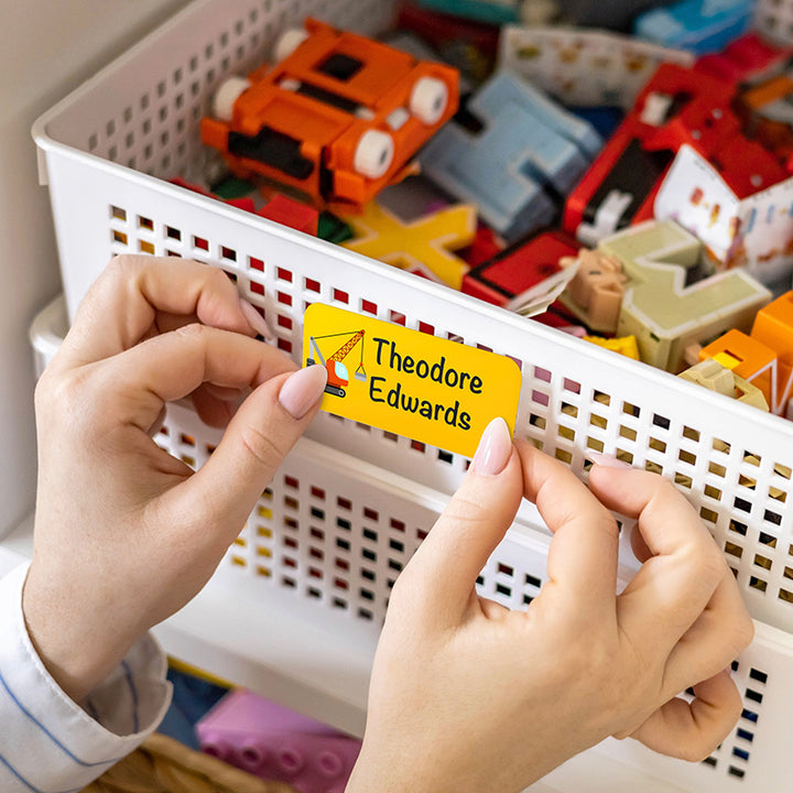 Personalized Waterproof Name Labels for School, Daycare