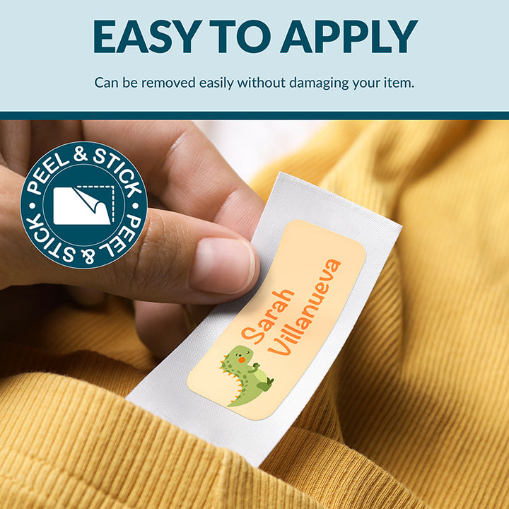 Personalized Waterproof Name Labels for School, Daycare