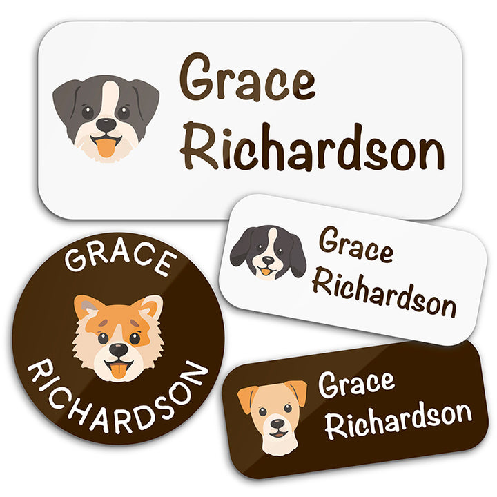 Personalized Waterproof Name Labels for School, Daycare