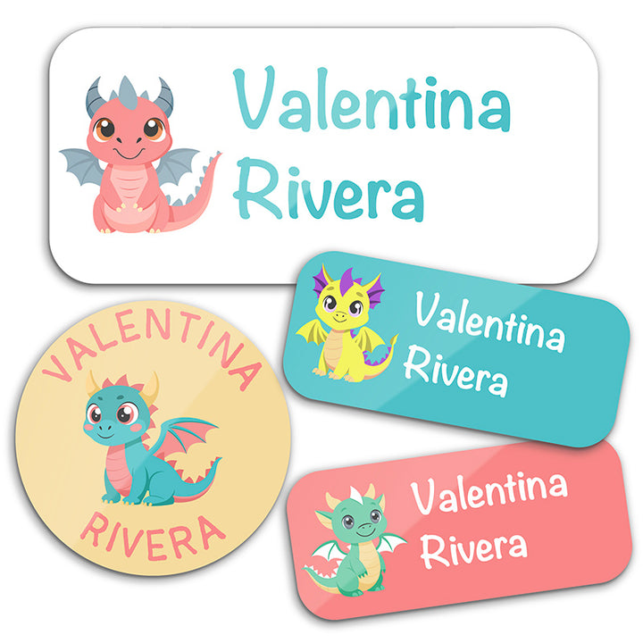 Personalized Waterproof Name Labels for School, Daycare