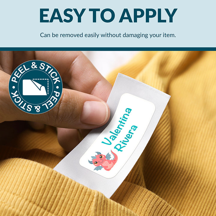 Personalized Waterproof Name Labels for School, Daycare