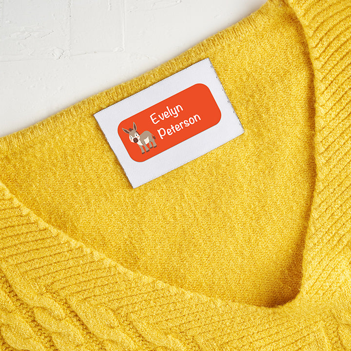 Personalized Waterproof Name Labels for School, Daycare