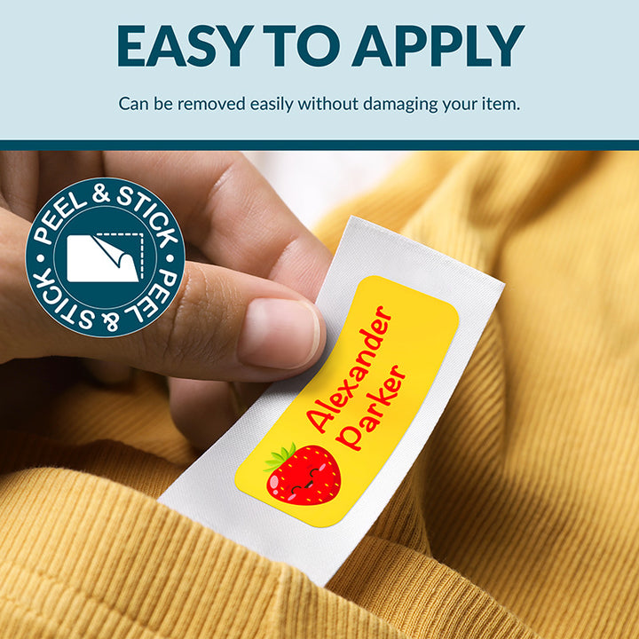 Personalized Waterproof Name Labels for School, Daycare