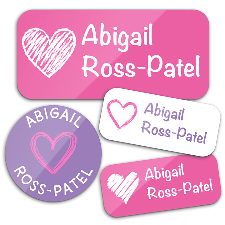 Personalized Waterproof Name Labels for School, Daycare