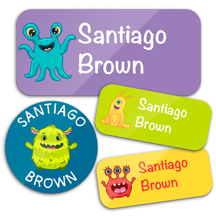 Personalized Waterproof Name Labels for School, Daycare