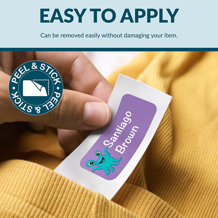 Personalized Waterproof Name Labels for School, Daycare