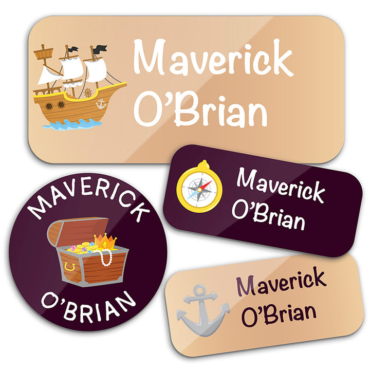 Personalized Waterproof Name Labels for School, Daycare