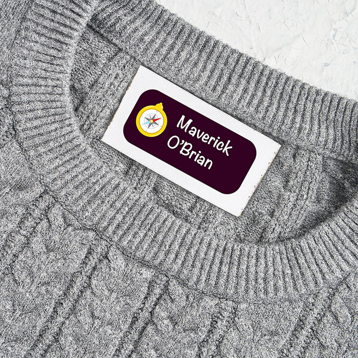Personalized Waterproof Name Labels for School, Daycare