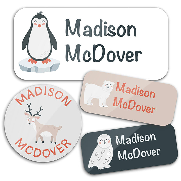 Personalized Waterproof Name Labels for School, Daycare