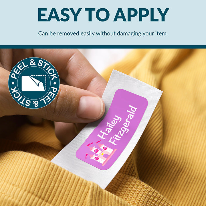 Personalized Waterproof Name Labels for School, Daycare