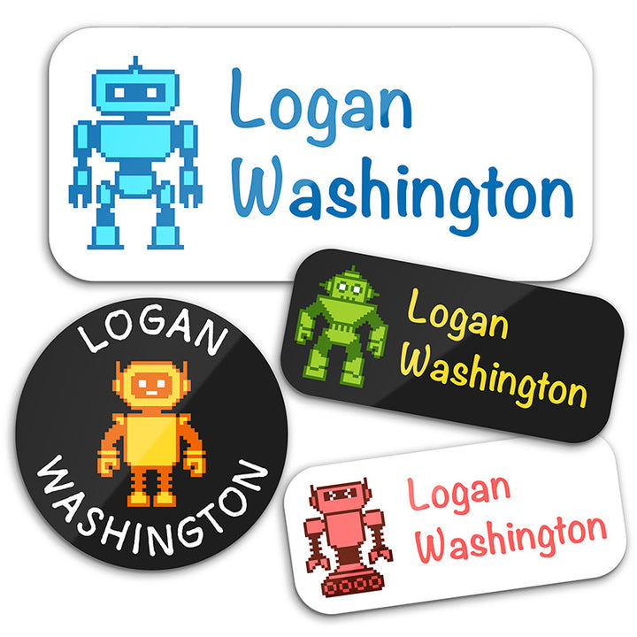 Personalized Waterproof Name Labels for School, Daycare