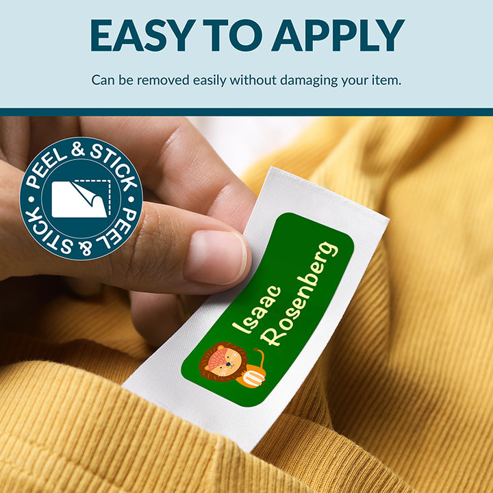 Personalized Waterproof Name Labels for School, Daycare