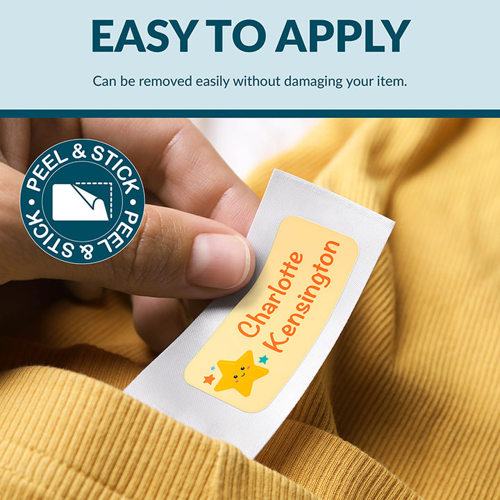 Personalized Waterproof Name Labels for School, Daycare