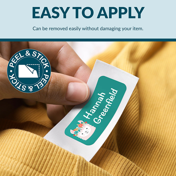 Personalized Waterproof Name Labels for School, Daycare