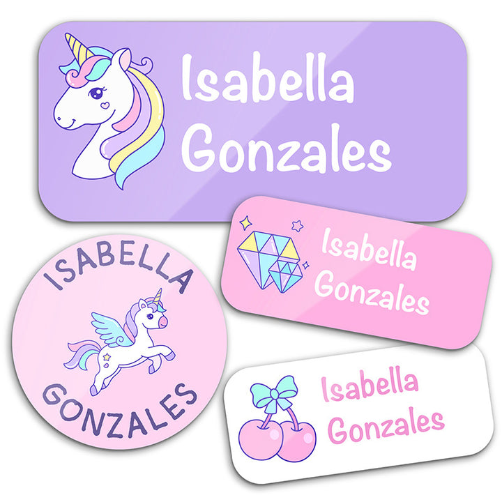 Personalized Waterproof Name Labels for School, Daycare