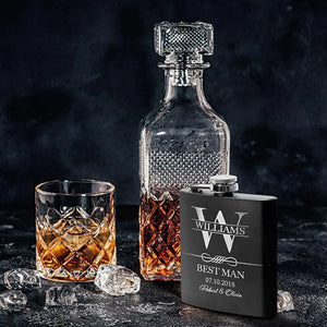 Personalized Wedding Flasks For Groomsmen - GiftShire
