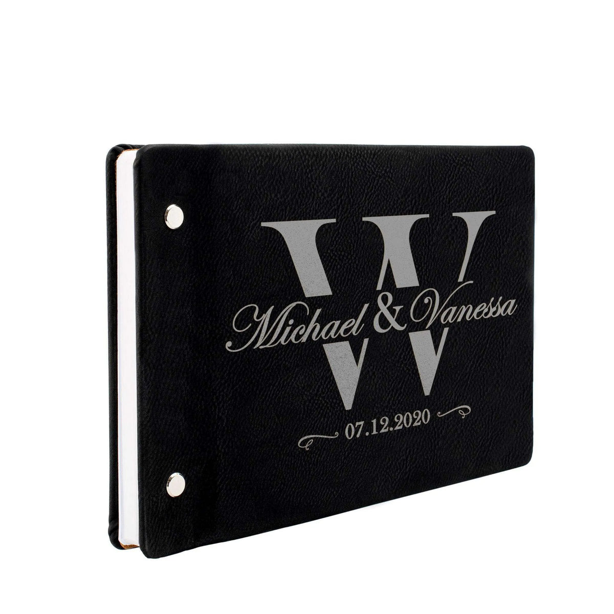 Personalized Wedding Guest Book - Custom Wedding Guest Book, Gift for Couple - GiftShire