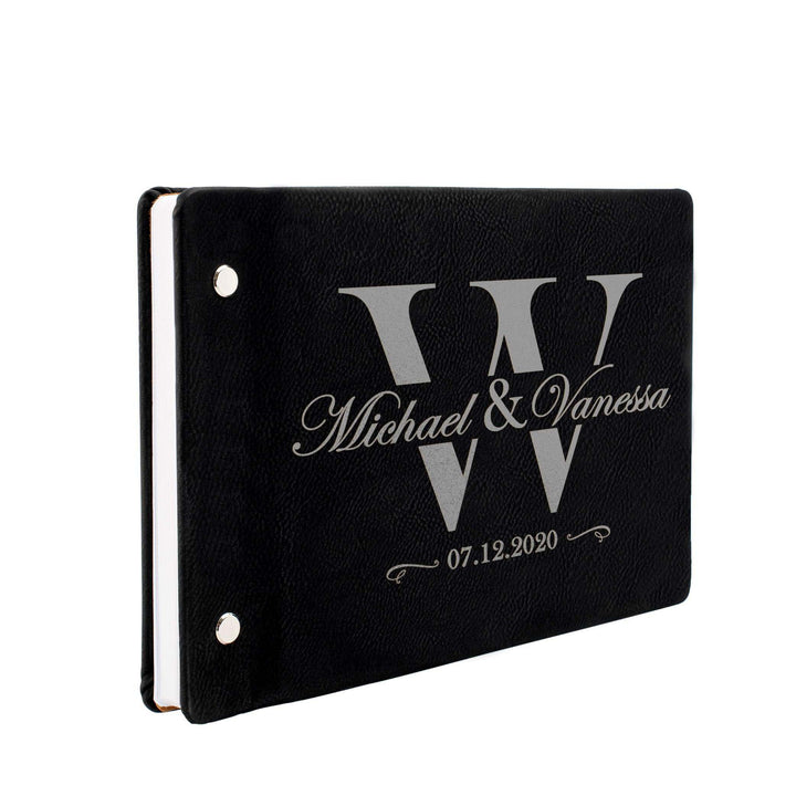 Personalized Wedding Guest Book - Custom Wedding Guest Book, Gift for Couple - GiftShire