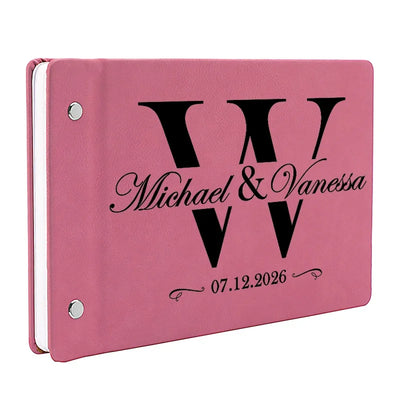 Personalized Wedding Guest Book for Good Wishes
