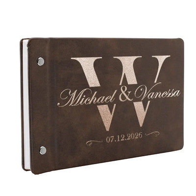 Personalized Wedding Guest Book for Good Wishes