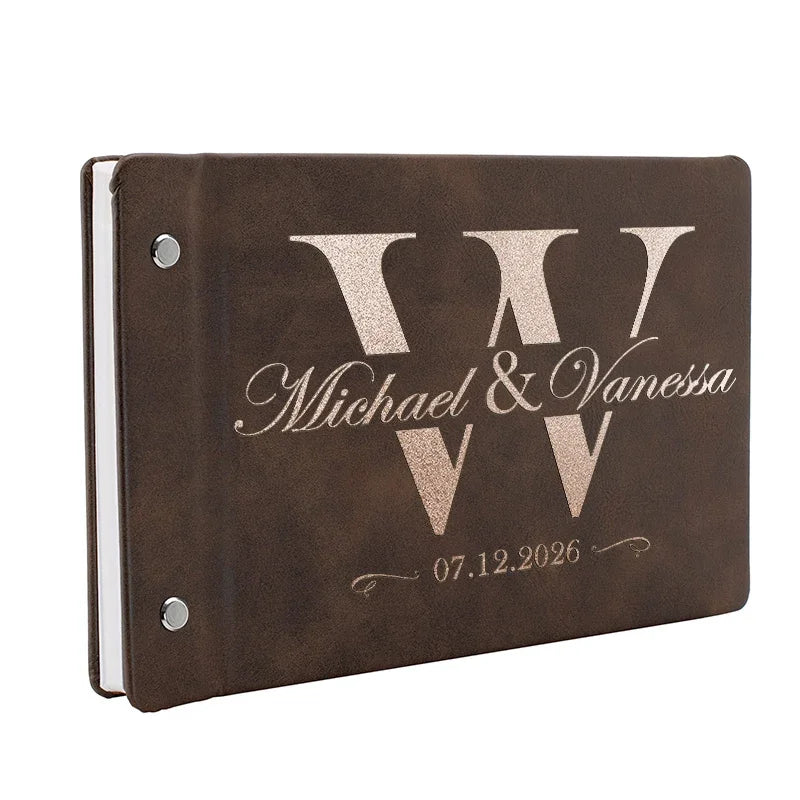 Personalized Wedding Guest Book for Good Wishes