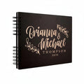 Couple's First Chapter Guestbook - Engraved Wedding Keepsake