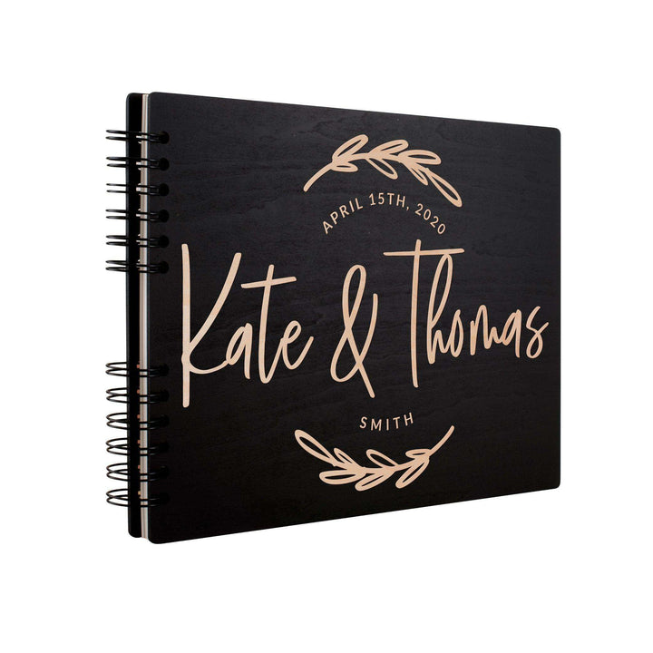Personalized Wedding Guest Book - Custom Branched Design Guest Book, Wedding Gift - GiftShire