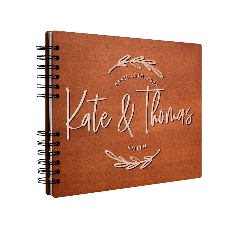 Personalized Wedding Guest Album for Memories & Messages