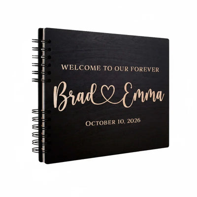 Welcome to Our Forever Guestbook - Personalize for Wedding