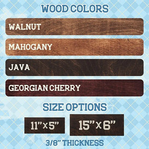 Personalized Wooden Dad Sign - GiftShire