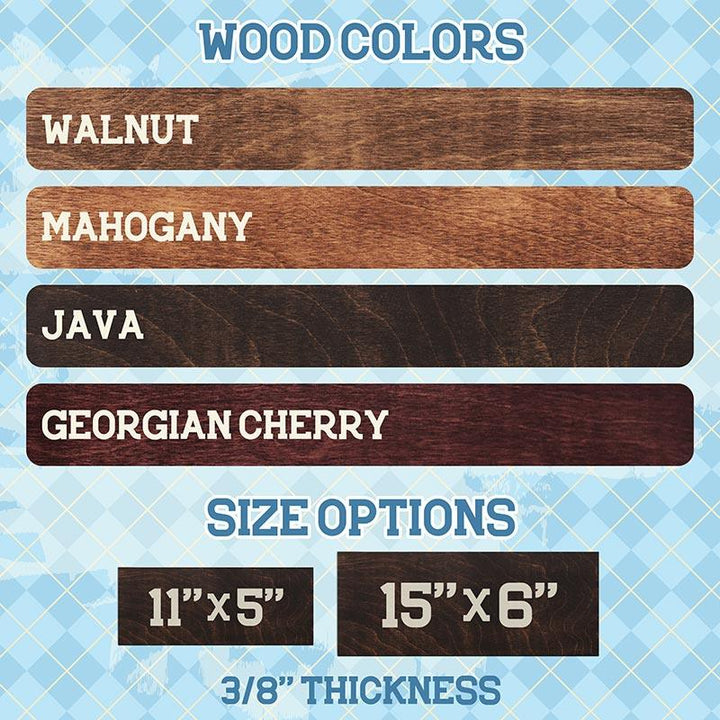 Personalized Wooden Dad Sign - GiftShire
