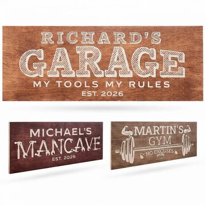 Customized Wooden Father Sign