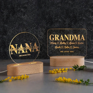 Personalized Night Light for Mother’s Day - GiftShire