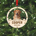 Pet Memorial Christmas Keepsake – Ornaments With Photo Of Your Dog