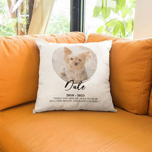 Custom Memorial Pet Pillow - GiftShire
