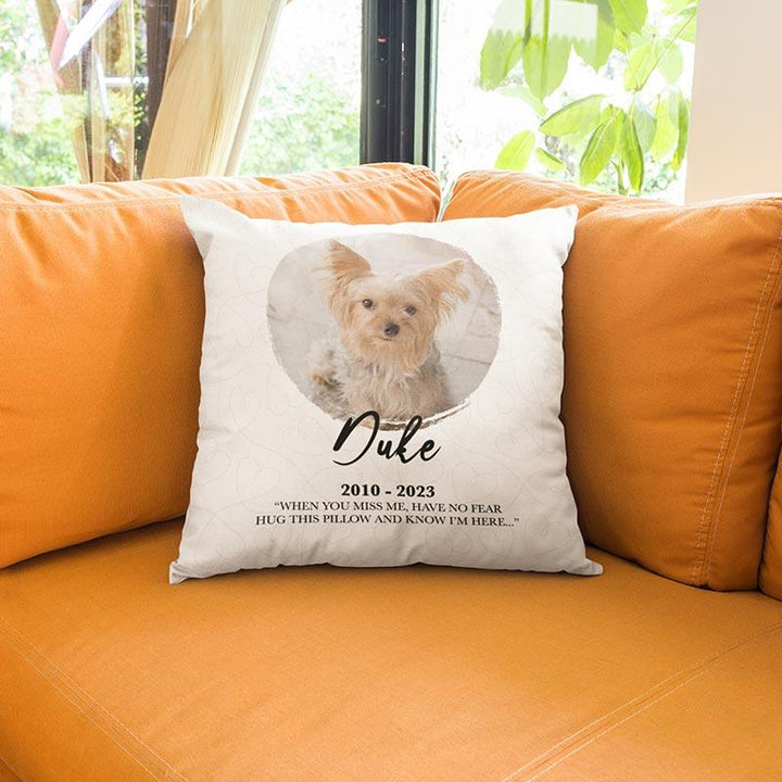 Custom Memorial Pet Pillow - GiftShire
