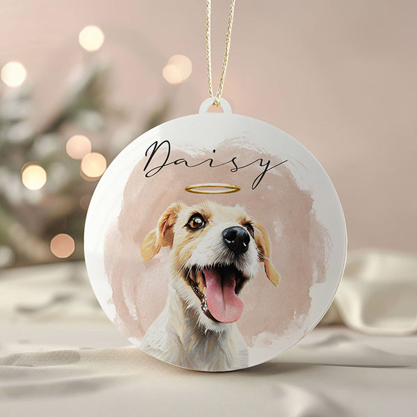 Pet Portrait Christmas Gifts for Pet Owners – Dog Photo Ornaments