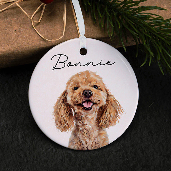 Pet Portrait Ornament