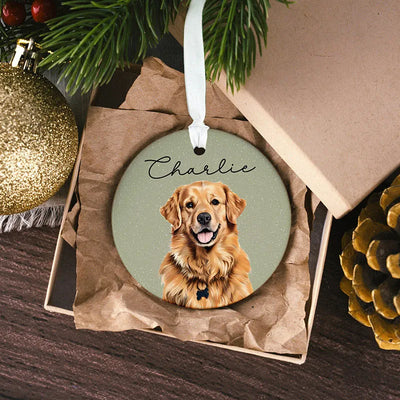 Pet Portrait Ornament