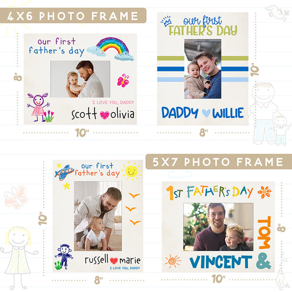 Photo Holder for First Father's Day